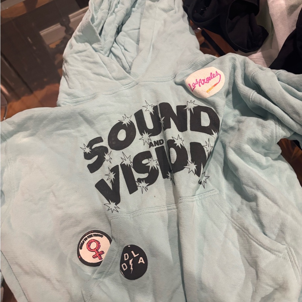 Daydreamer Sky Blue Graphic Hoodie